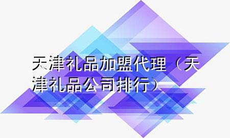 天津礼品加盟代理(天津礼品公司排行)