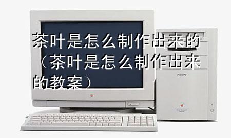 茶叶是怎么制作出来的(茶叶是怎么制作出来的教案)