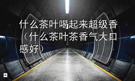 什么茶叶喝起来超级香(什么茶叶茶香气大口感好)