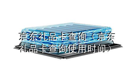 京东礼品卡查询(京东礼品卡查询使用时间)