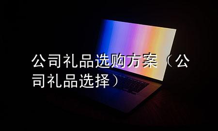 公司礼品选购方案(公司礼品选择)