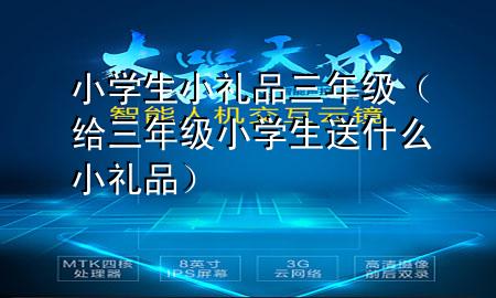 小学生小礼品三年级(给三年级小学生送什么小礼品)