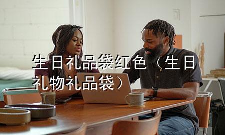 生日礼品袋红色(生日礼物礼品袋)