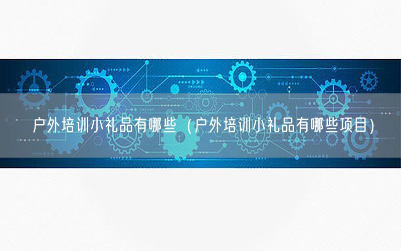 户外培训小礼品有哪些（户外培训小礼品有哪些项目）