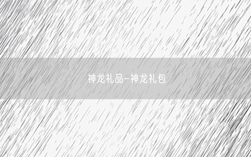 神龙礼品-神龙礼包