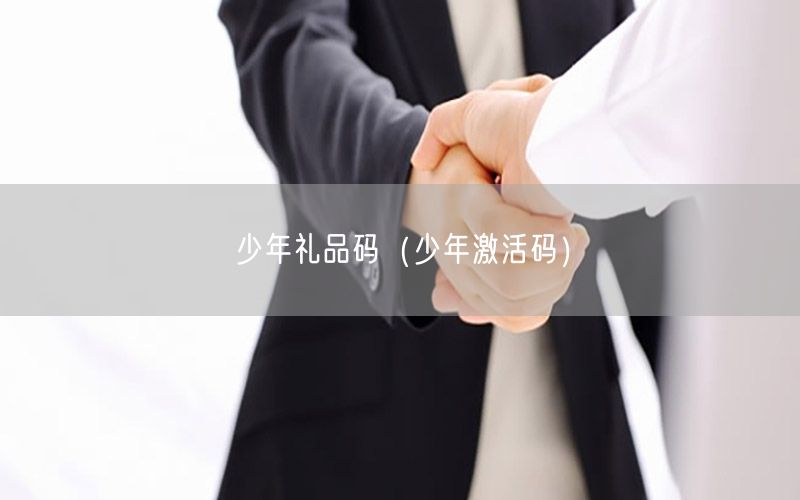 少年礼品码（少年激活码）
