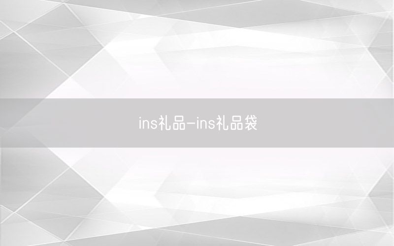 ins礼品-ins礼品袋
