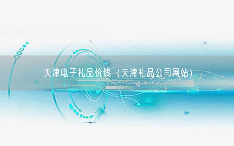 天津电子礼品价钱（天津礼品公司网站）