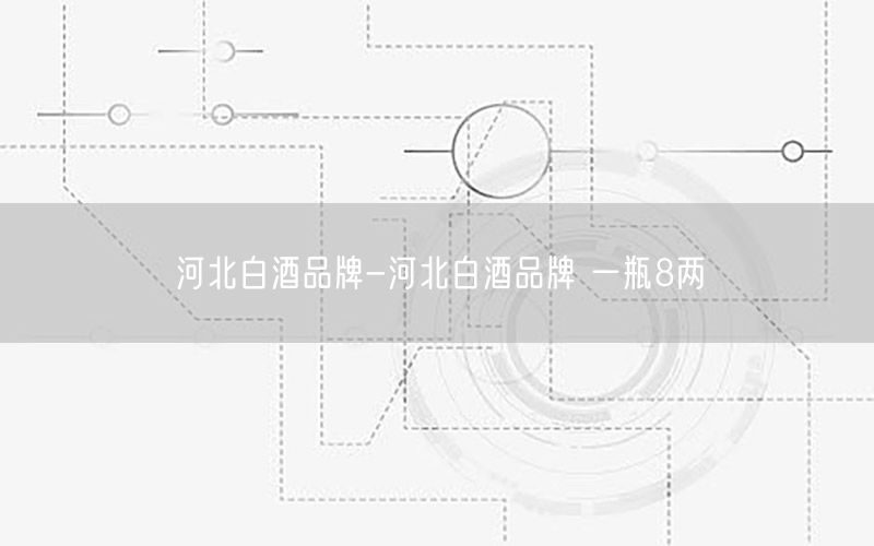 河北白酒品牌-河北白酒品牌 一瓶8两