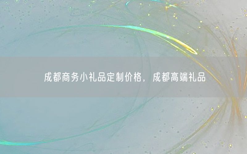 成都商务小礼品定制价格，成都高端礼品